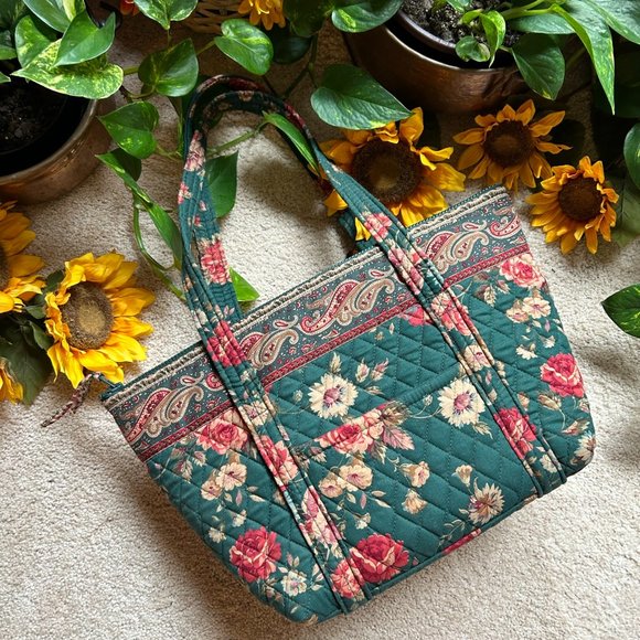 Vera Bradley Handbags - 🌻HOST PICK🌻Vera Bradley Rare Retired Greenbriar “Paddy Purse” Tote Bag (MINT)